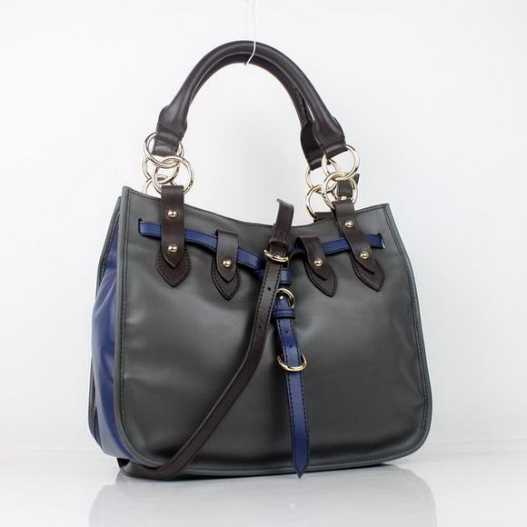 88013 Miu Miu Nappa Drawstring Tote Bag 88013 Grigio